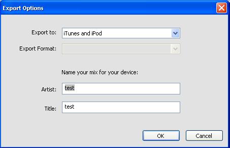 Export do MP3 playeru