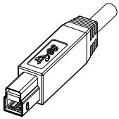 konektor B USB 3.0 male